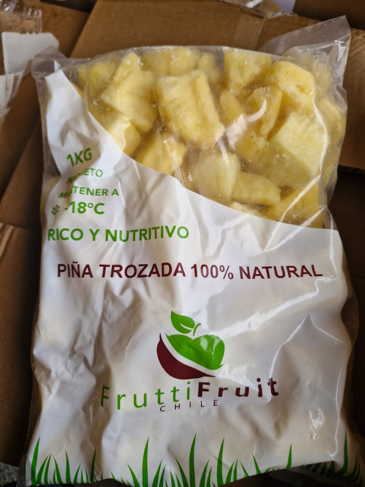 Piña Trozada Frutti Fruit Chile