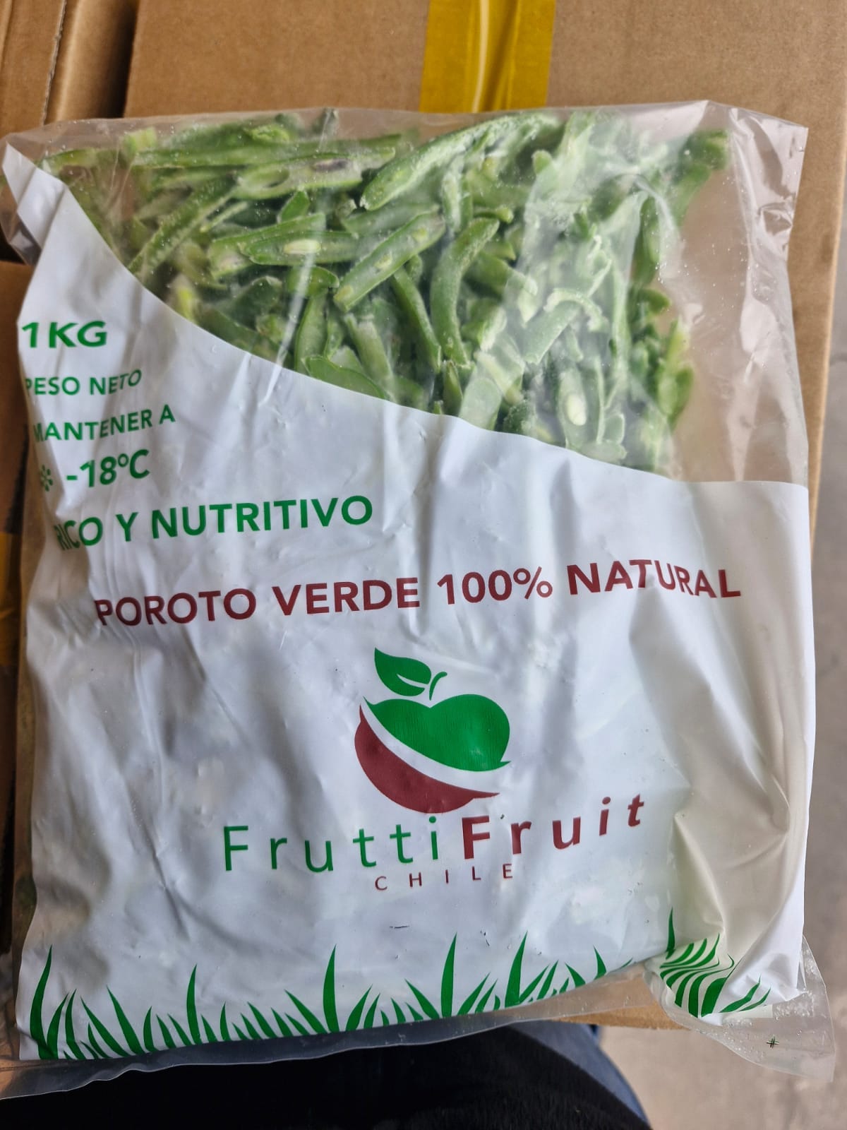 Poroto verde Frutti Fruit Chile 1Kg